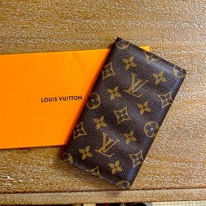 Authentic Louis Vuitton Check Book Holder